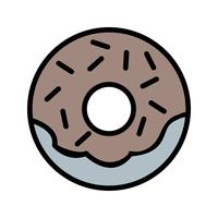 Vektor-Donut-Symbol vektor