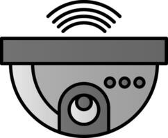 cctv Linie gefüllt Gradient Symbol vektor