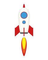 Raketenstart Launcher-Symbol vektor