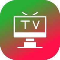 TV-kreatives Icon-Design vektor