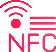 nfc kreativ Symbol Design vektor