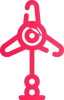 Windmühle kreativ Symbol Design vektor