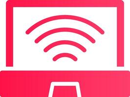 Wifi kreatives Icon-Design vektor