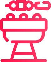 BBQ kreatives Icon-Design vektor