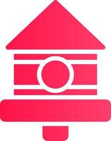 Birdhouse kreatives Icon-Design vektor