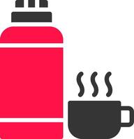 Thermos kreatives Icon-Design vektor