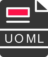 uoml kreativ Symbol Design vektor