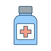 Vektor Medizin Flasche Symbol