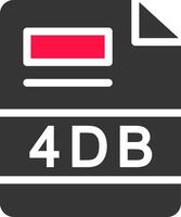 4db kreativ ikon design vektor