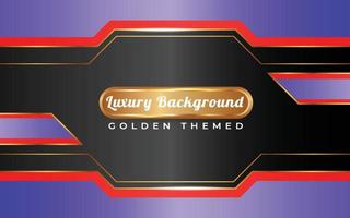 eleganter Hintergrund goldener und schwarzer Stil