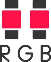 RGB-kreatives Icon-Design vektor