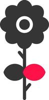 kreatives Icon-Design mit Blumen vektor