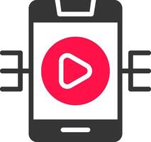 kreatives Icon-Design für Live-Streaming vektor