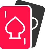 Poker kreatives Icon-Design vektor