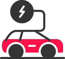 elektronisch Auto kreativ Symbol Design vektor