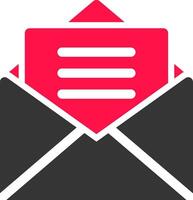 E-Mail kreatives Icon-Design vektor