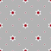 nahtloses Muster mit Sternen auf grauer Oberfläche. Vektor-Illustration vektor
