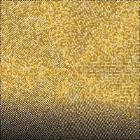goldener Glitzer-Halbton gepunkteter Hintergrund. goldenes Retro-Muster vektor
