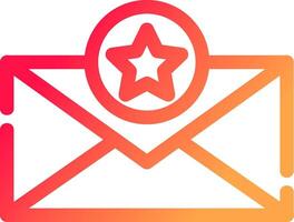 E-Mail kreatives Icon-Design vektor