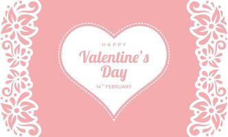 wunderlich Herzen und nahtlos Muster Blumen Valentinstag Tag Hintergrund vektor