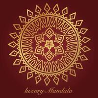 Luxus Mandala Muster Hintergrund, kreisförmig Muster Vektor Design