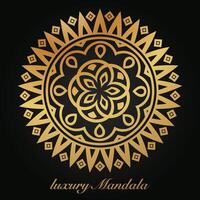 Luxus Mandala Muster Hintergrund, kreisförmig Muster Vektor Design