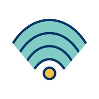 Vektor-Wifi-Symbol vektor