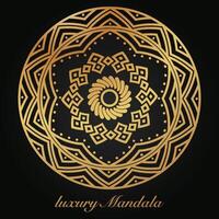 Luxus Mandala Muster Hintergrund, kreisförmig Muster Vektor Design