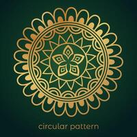 Luxus Mandala Muster Hintergrund, kreisförmig Muster Vektor Design