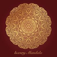 Luxus Mandala Muster Hintergrund, kreisförmig Muster Vektor Design