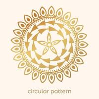 Luxus Mandala Muster Hintergrund, kreisförmig Muster Vektor Design