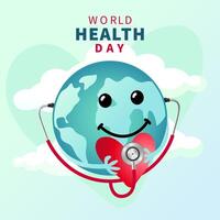 Welt Gesundheit Tag Vektor Illustration. kreativ Design