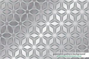 geometrische Musterhintergrundkunst für kreatives kreatives Grafikdesign vektor