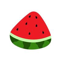 illustration av vattenmelon skiva. begrepp av friska livsstil och mogen frukter. vektor
