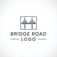 minimal bro logotyp, företags- företag varumärke identitet vektor