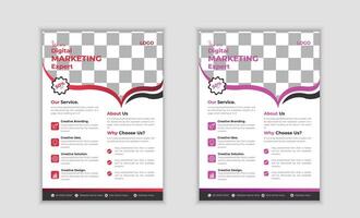 Corporate Business Flyer Vorlage. vektor