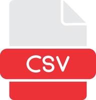 csv vektor ikon