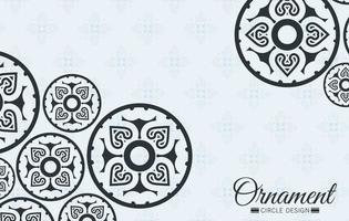 dekorative Mandala dekorative Hintergrund Designvorlage vektor