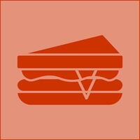 Sandwich-Vektor-Symbol vektor