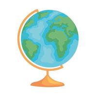 Globus terrestrisches Symbol vektor