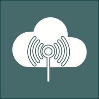 Internet-Cloud-Vektor-Symbol vektor