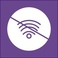 kein WLAN-Vektorsymbol vektor