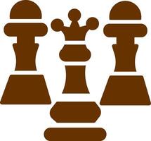 Schach-Vektor-Symbol vektor