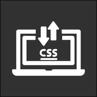 CSS Laptop Vektor Symbol