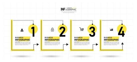 Timeline Infografiken Design-Vorlage vektor