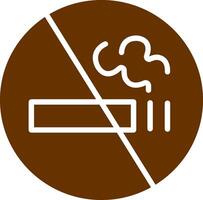 Vektorsymbol für Rauchverbot vektor
