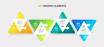 Infografik-Design-Geschäftsvorlage vektor