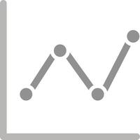 linje Diagram vektor ikon