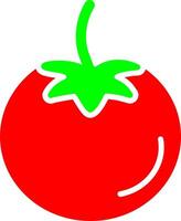 Symbol für Tomatenvektor vektor