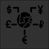 valuta vektor ikon